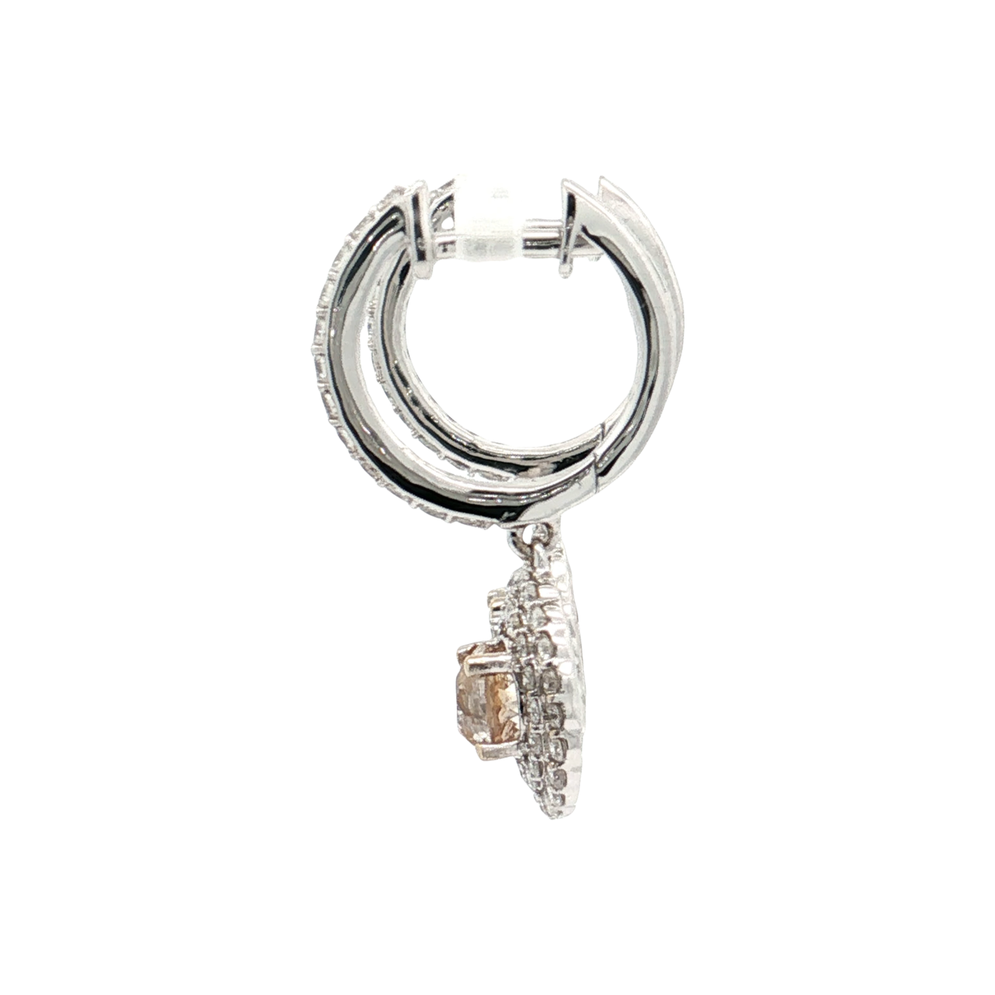 White Gold Diamond Earrings