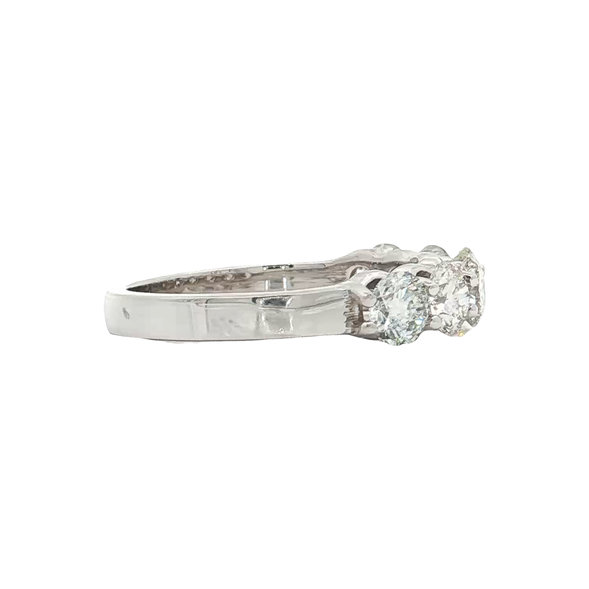 White Gold Diamond Wedding Band