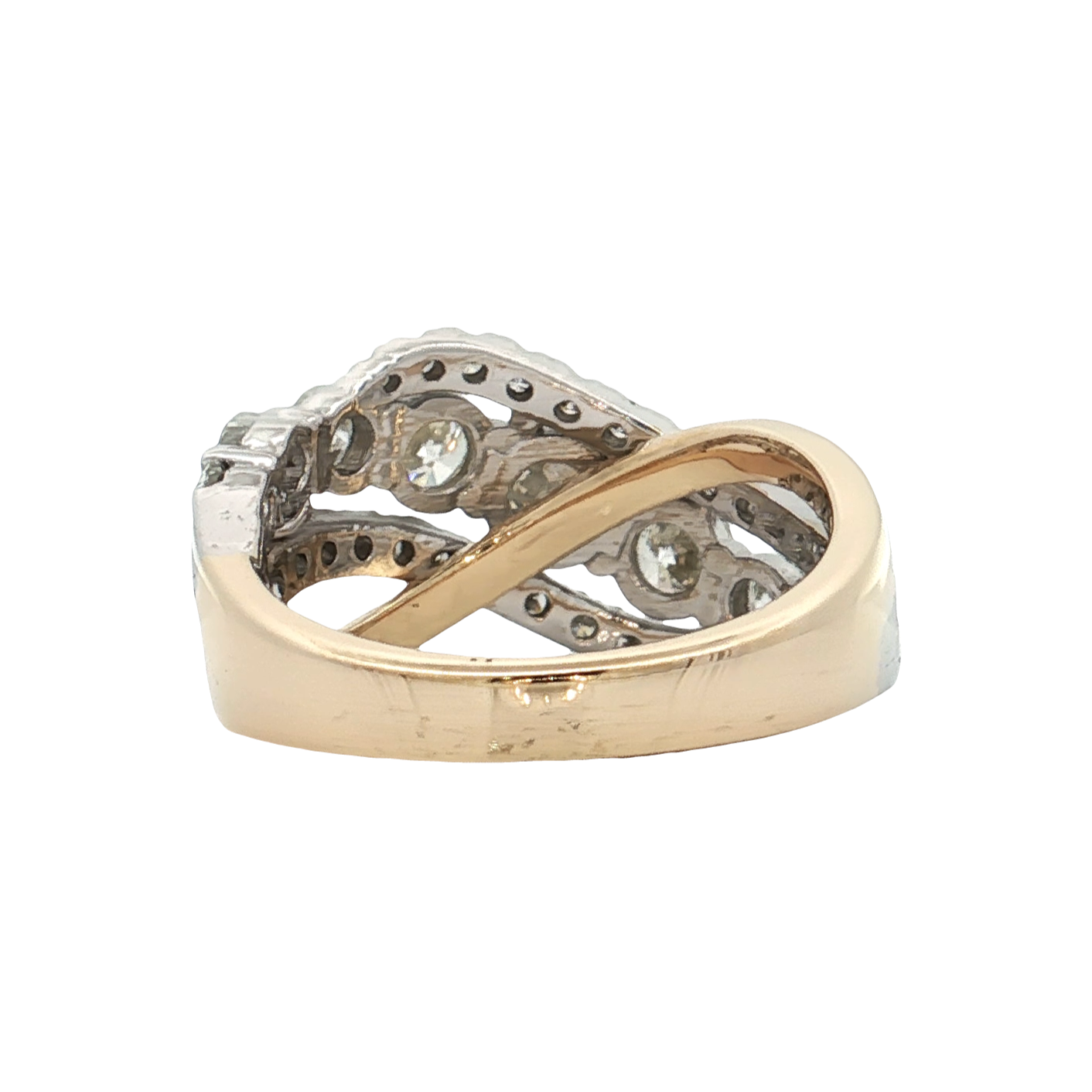 Yellow Gold Diamond Fashion Ring