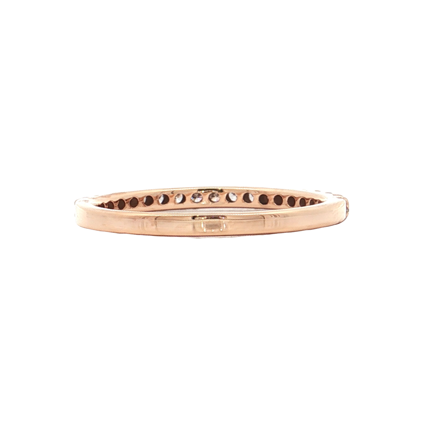 Rose Gold Diamond Wedding Band