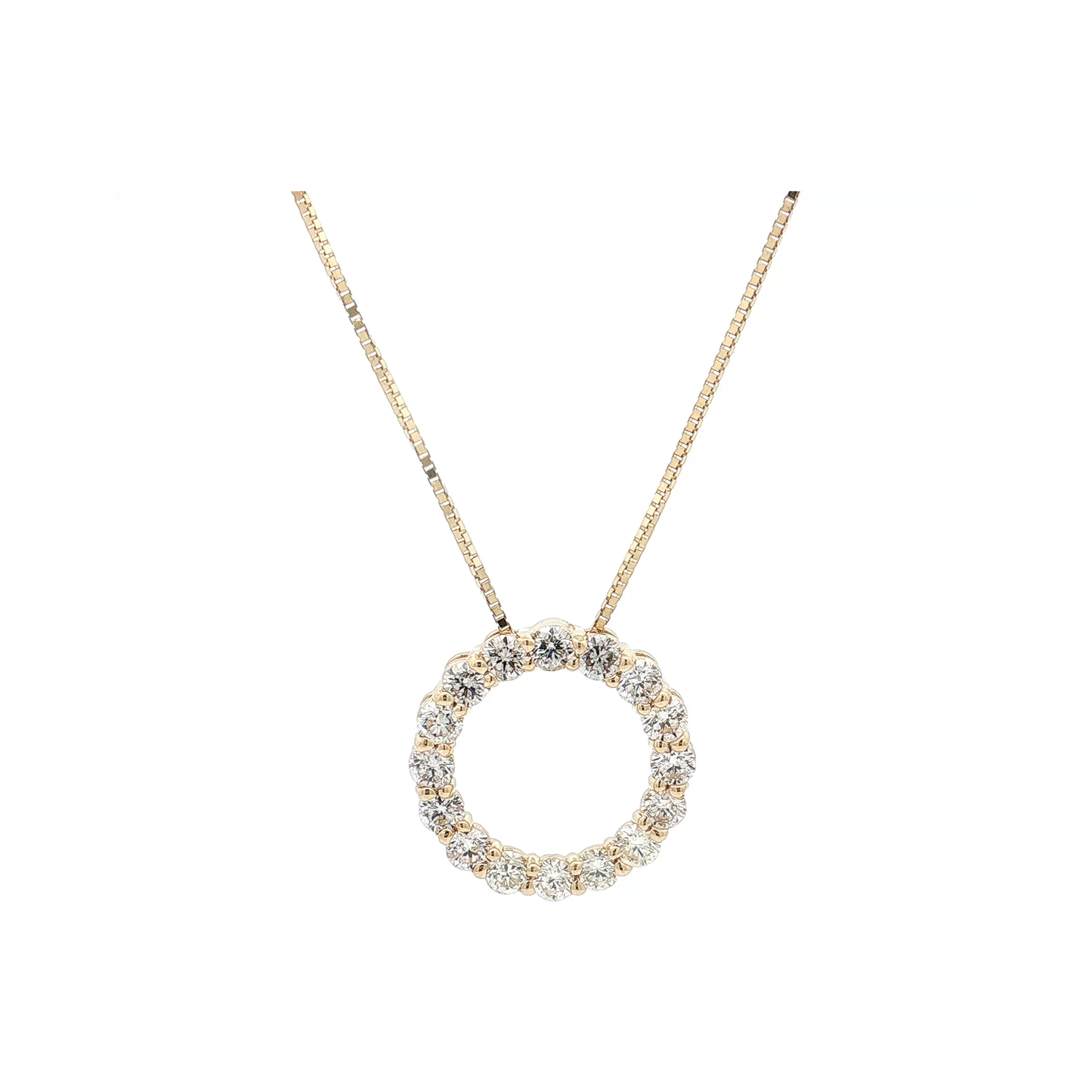 Yellow Gold Diamond Pendant