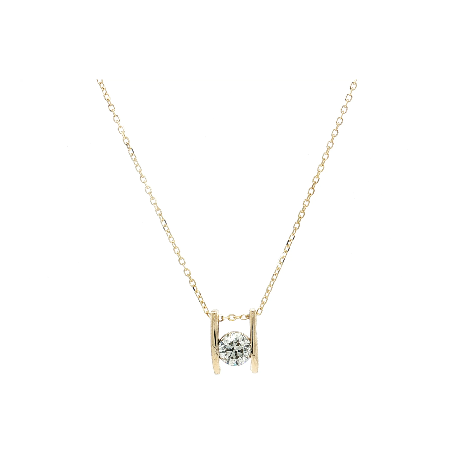 Yellow Gold Diamond Pendant