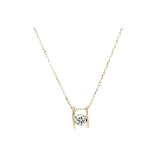 Yellow Gold Diamond Pendant
