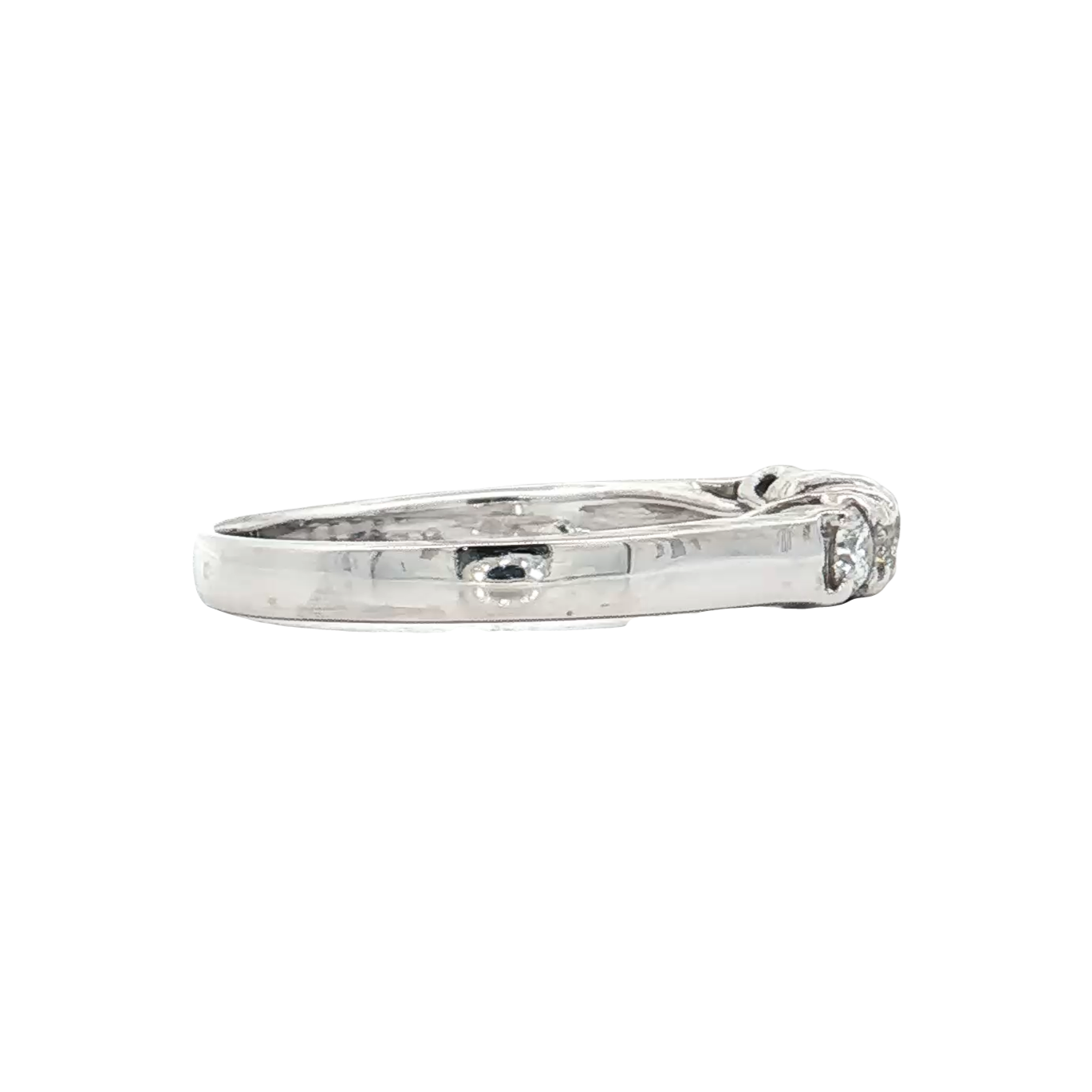 White Gold Diamond Wedding Band