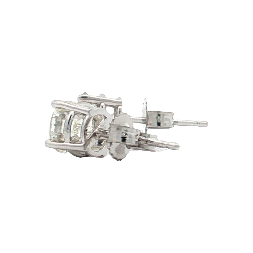 White Gold Diamond Studs