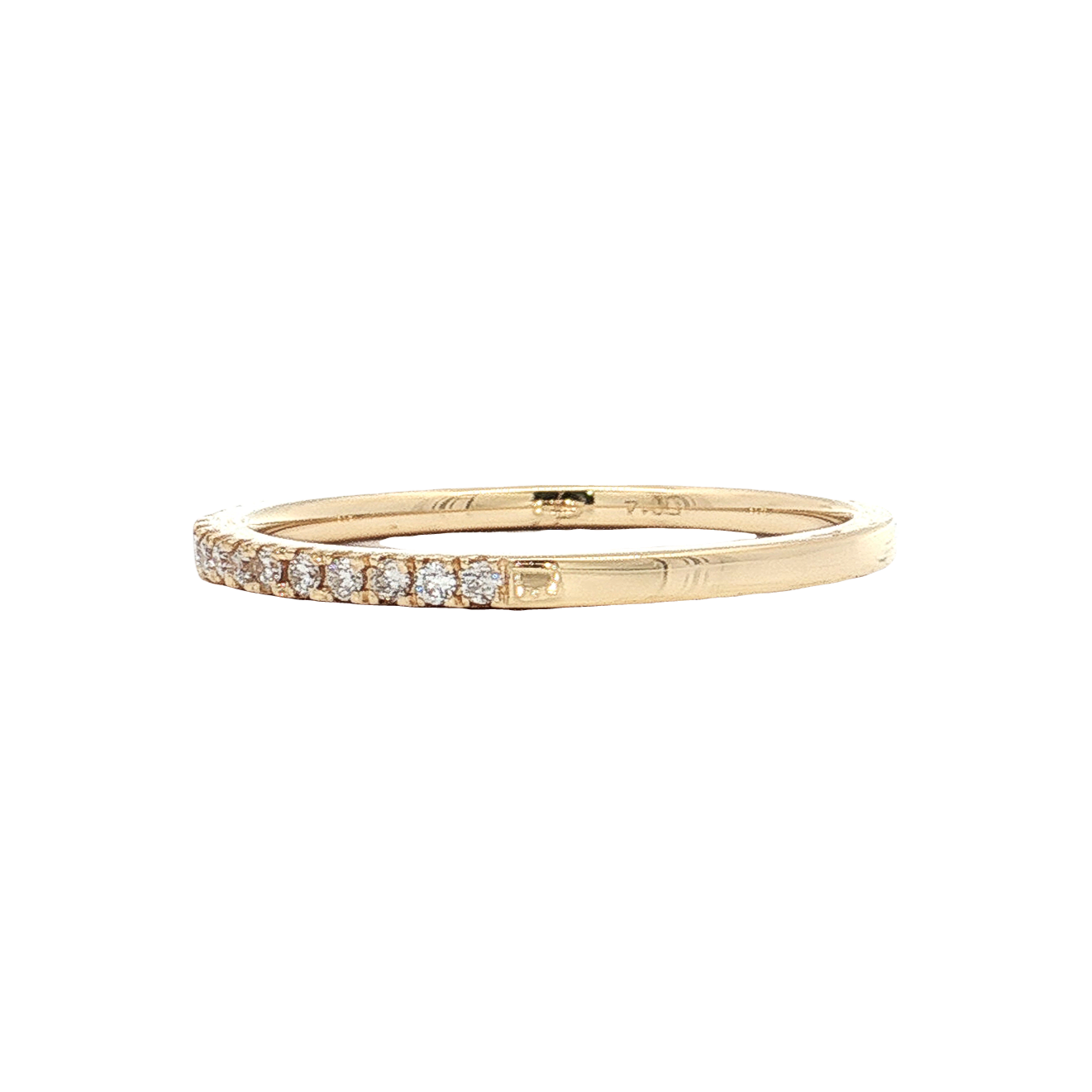 Yellow Gold Diamond Wedding Band