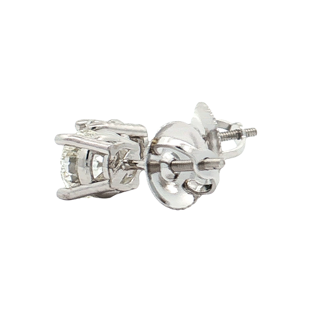 White Gold Diamond Studs