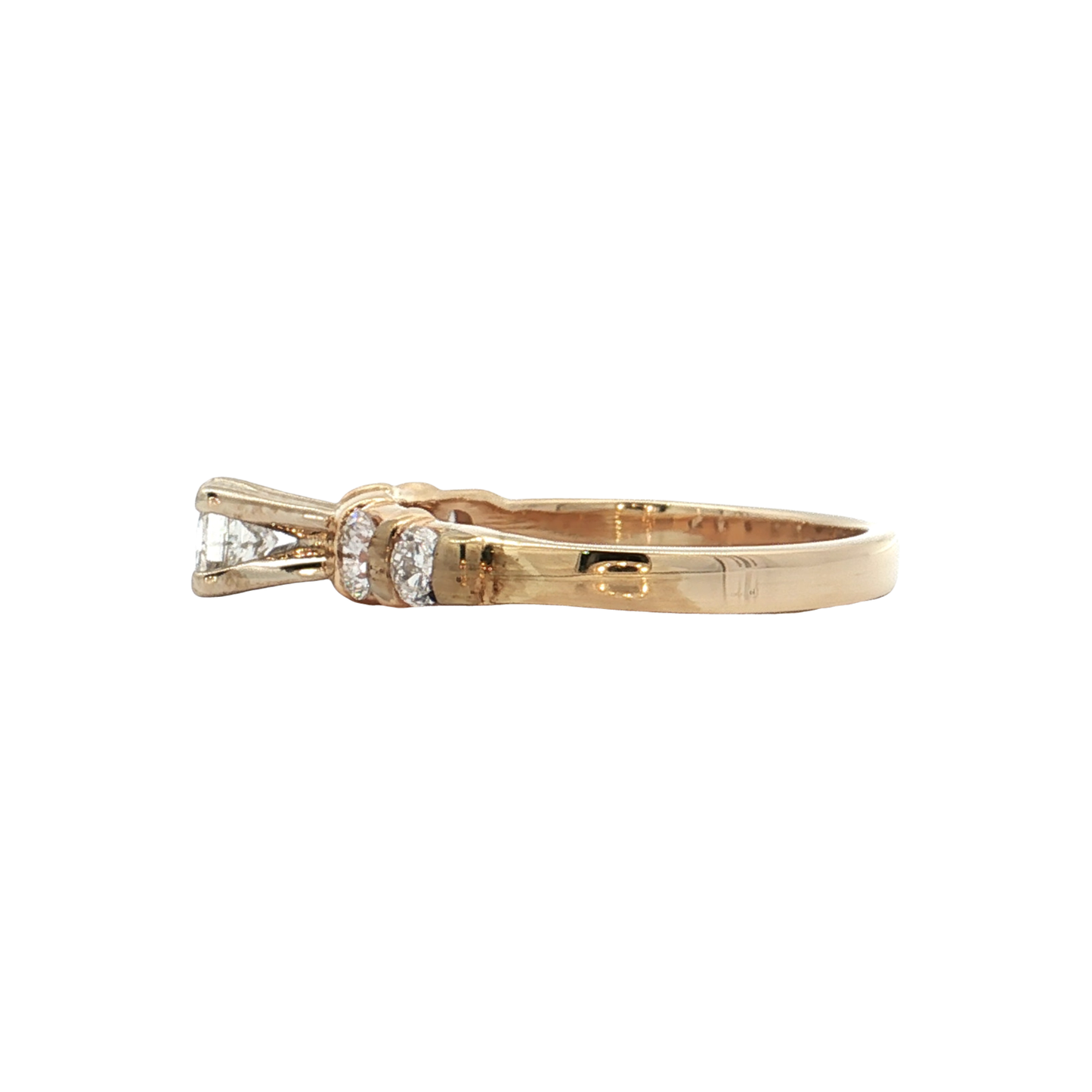 Yellow Gold Diamond Bridal Ring