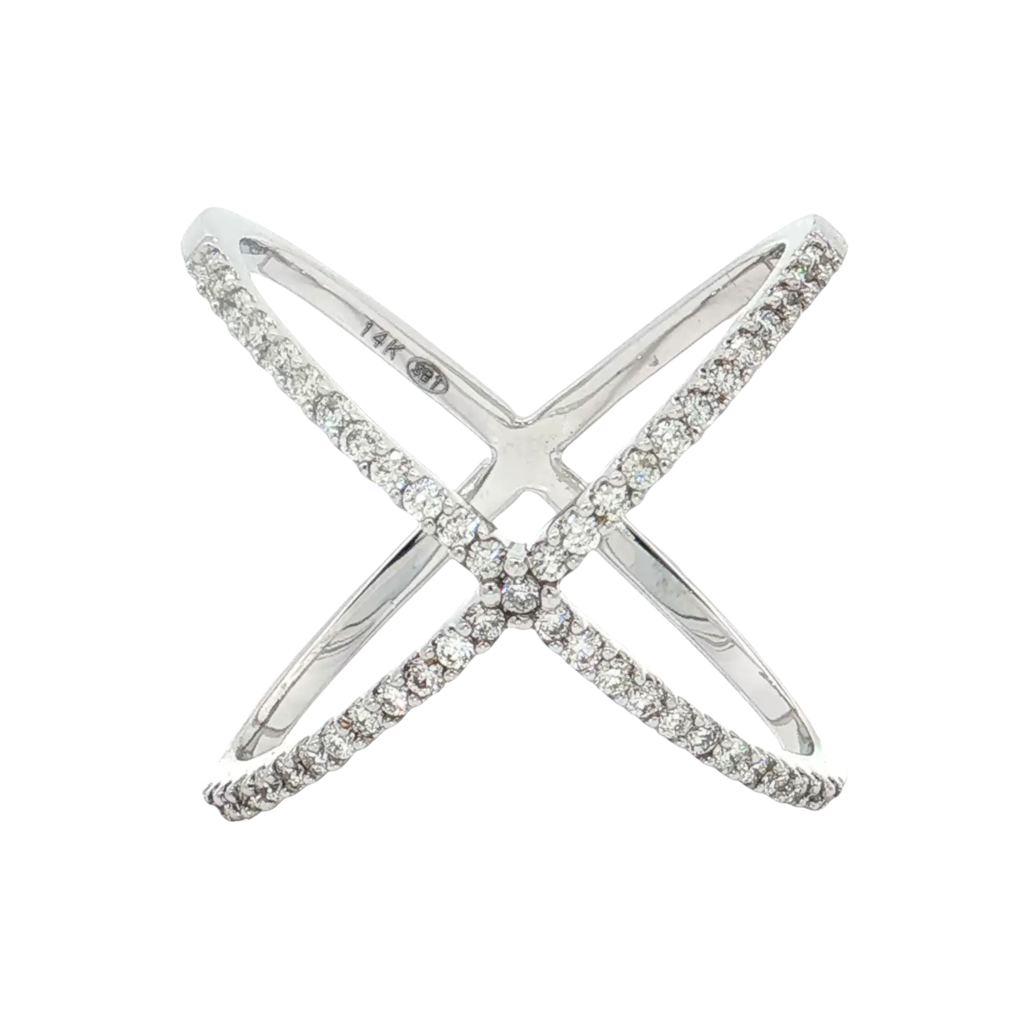 White Gold Diamond Fashion Ring