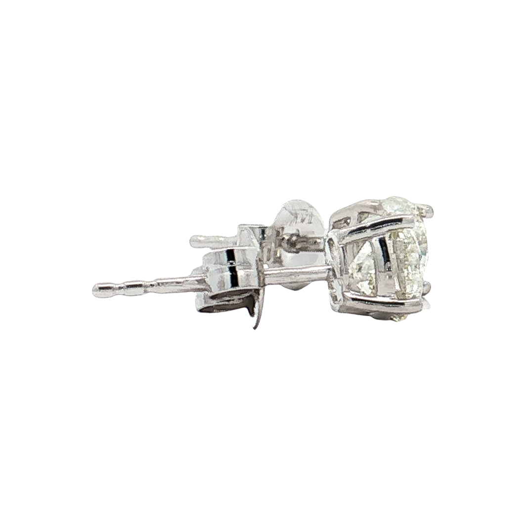 White Gold Diamond Studs