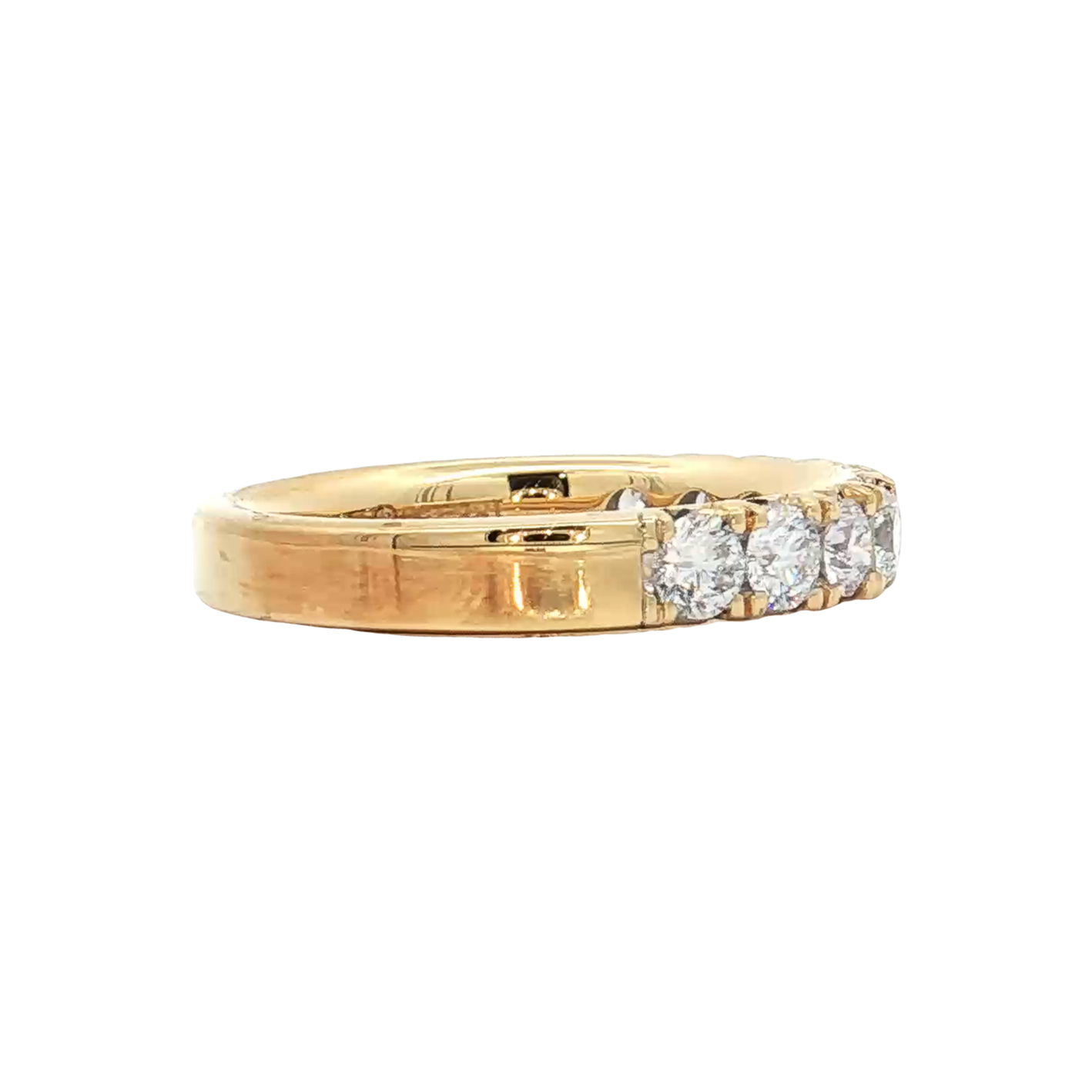 Yellow Gold Diamond Wedding Band