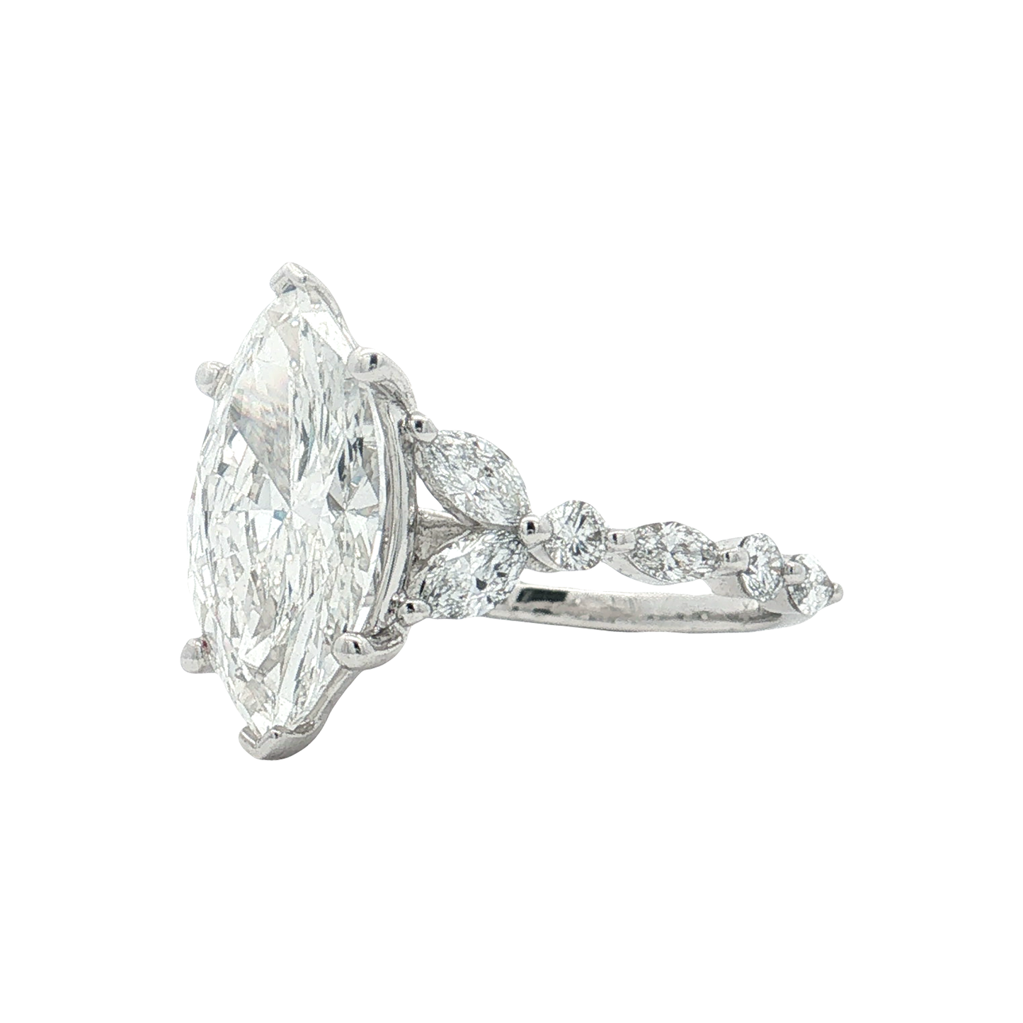 White Gold Lab-Diamond Ring