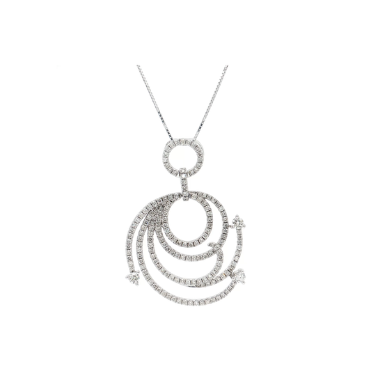 White Gold Diamond Pendant