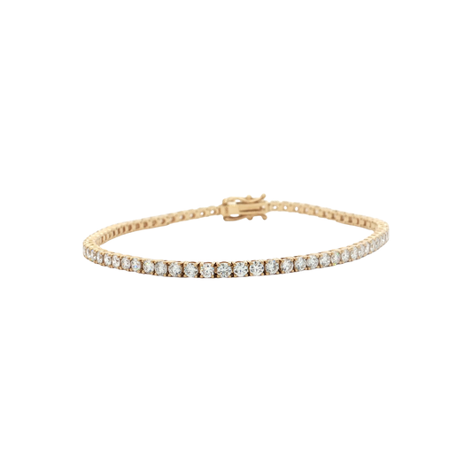 Lab-Grownd Diamond Tennis Bracelet