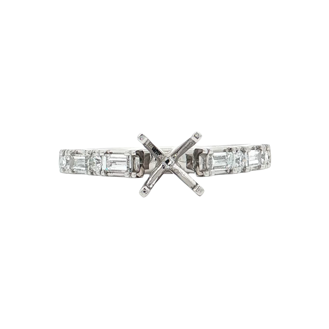 White Gold Diamond Bridal Setting