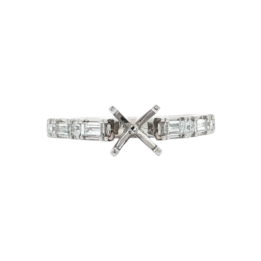 White Gold Diamond Bridal Setting