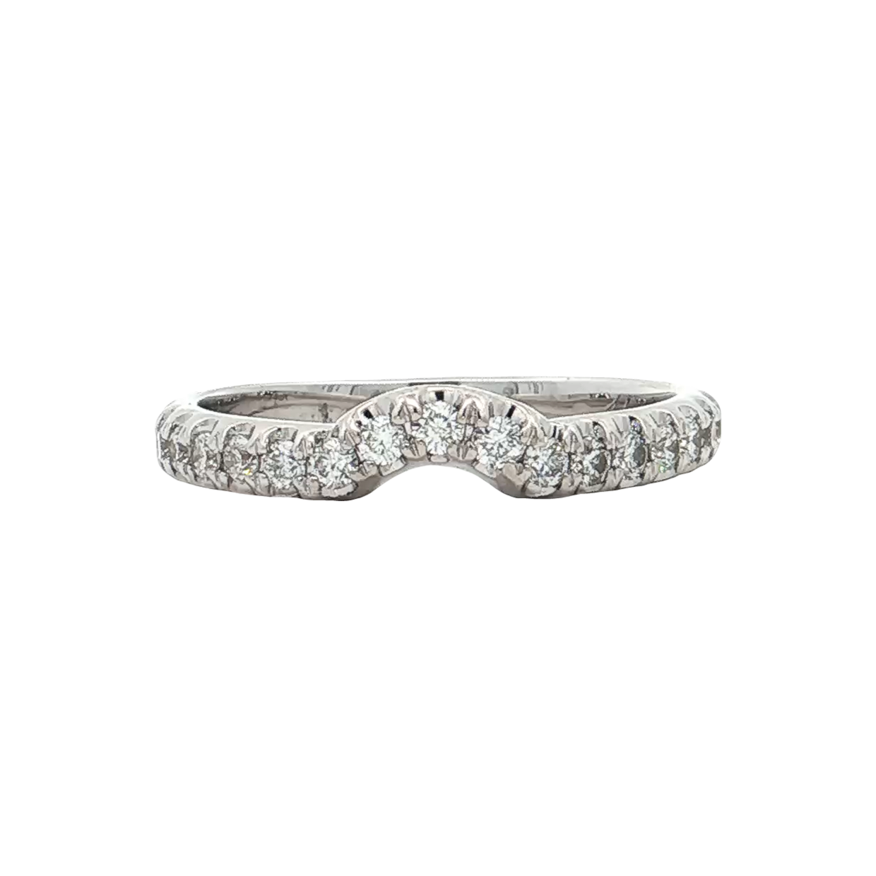 White Gold Diamond Wedding Band