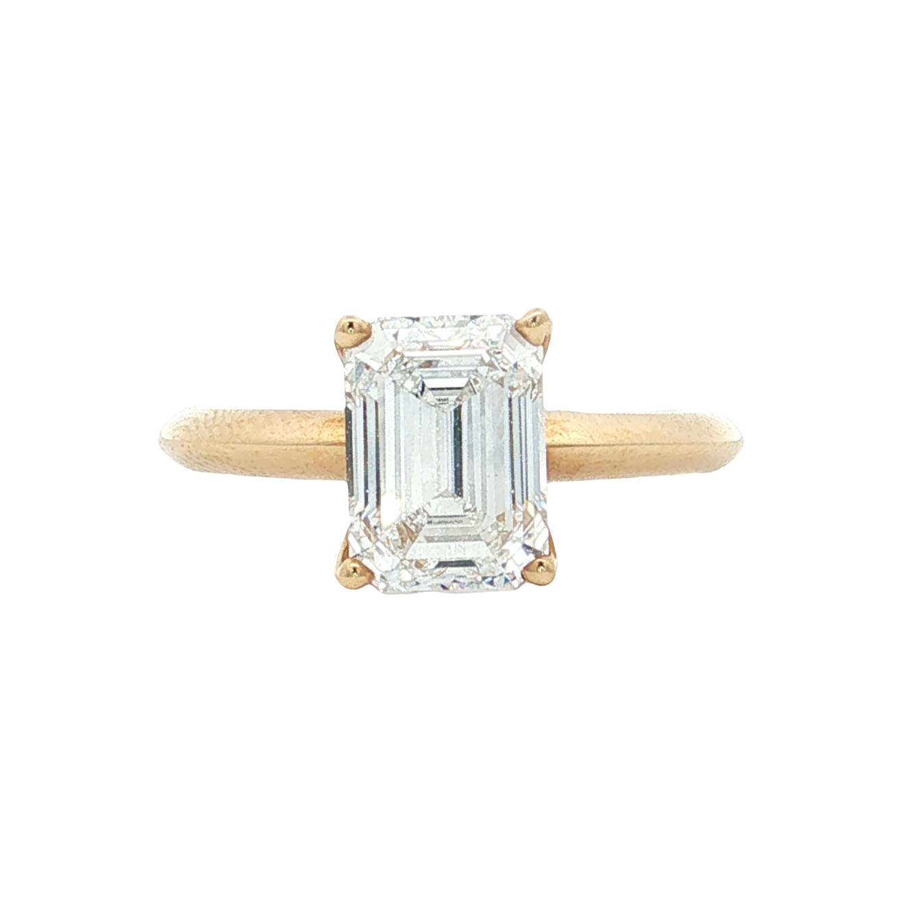 Yellow Gold Lab-Diamond Ring