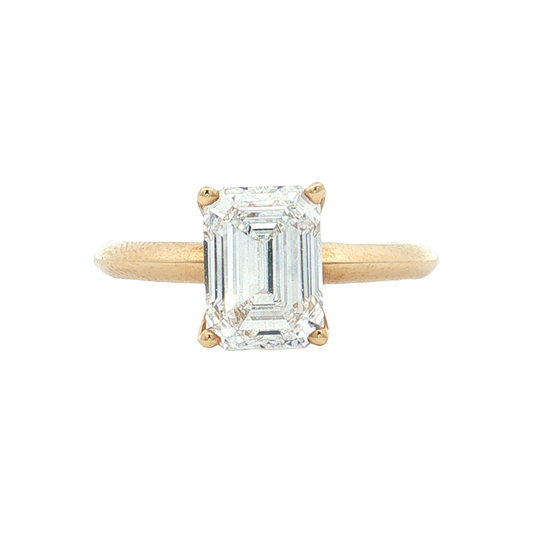 Yellow Gold Lab-Diamond Ring