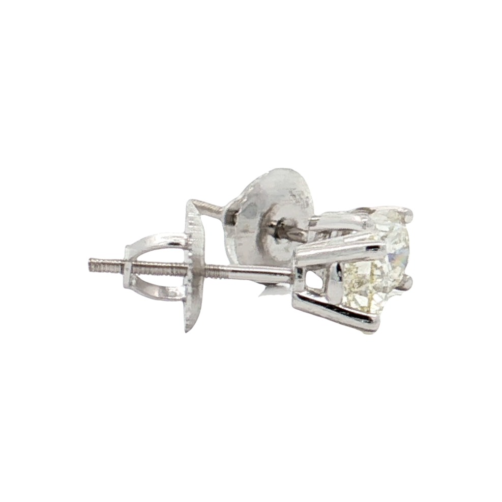 White Gold Diamond Studs