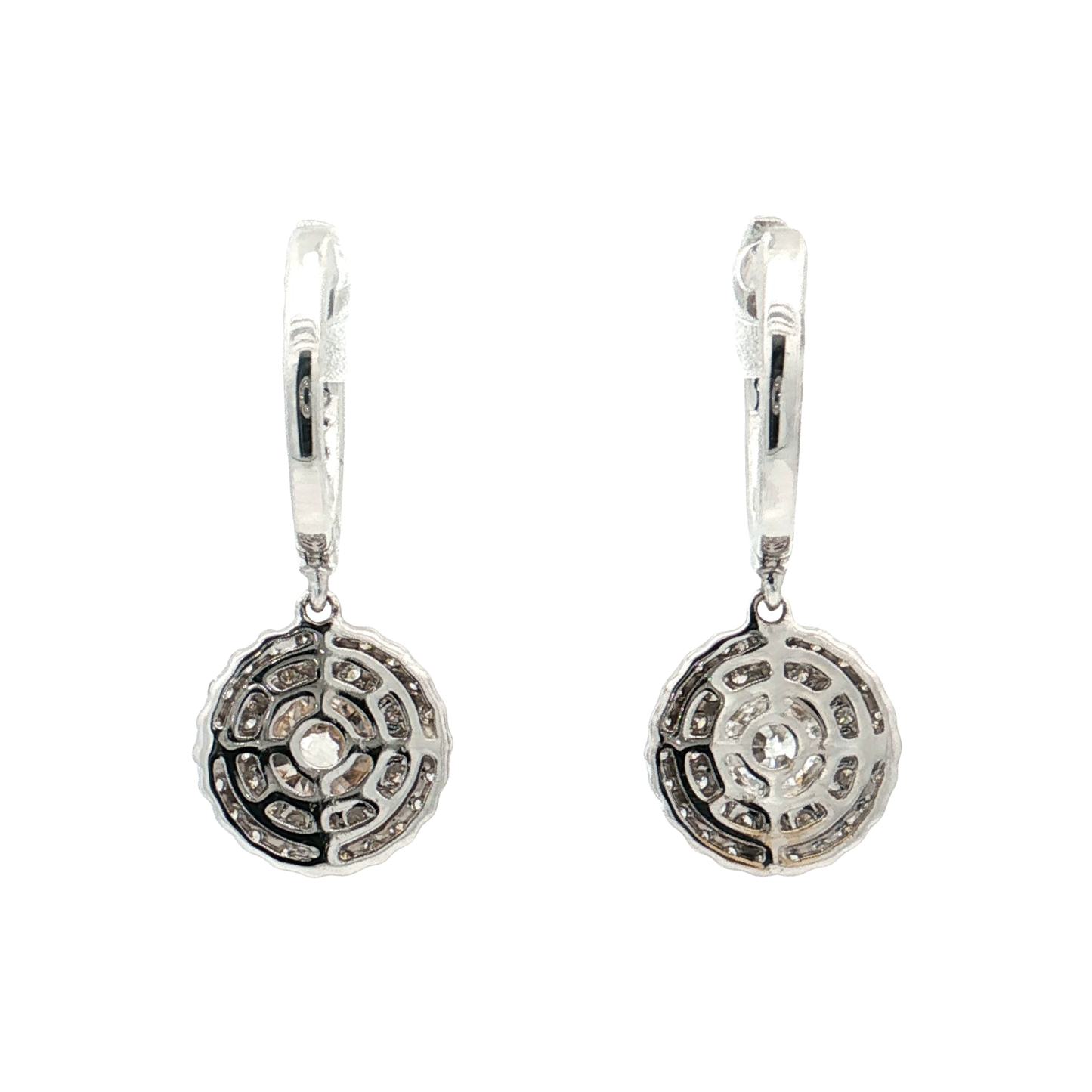 White Gold Diamond Earrings