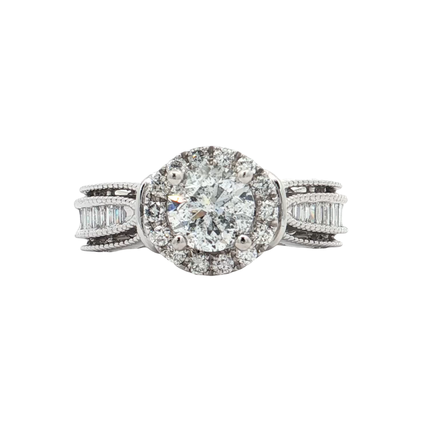 White Gold Diamond Bridal Ring
