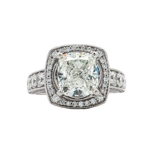 White Gold Diamond Bridal Ring