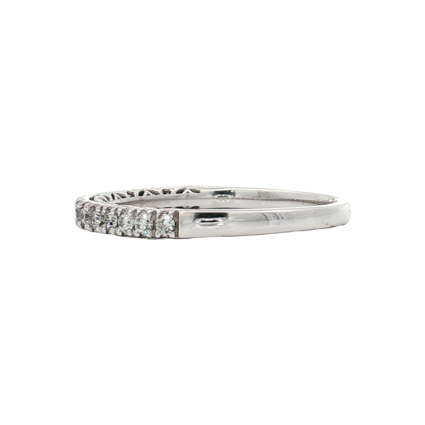 White Gold Diamond Wedding Band