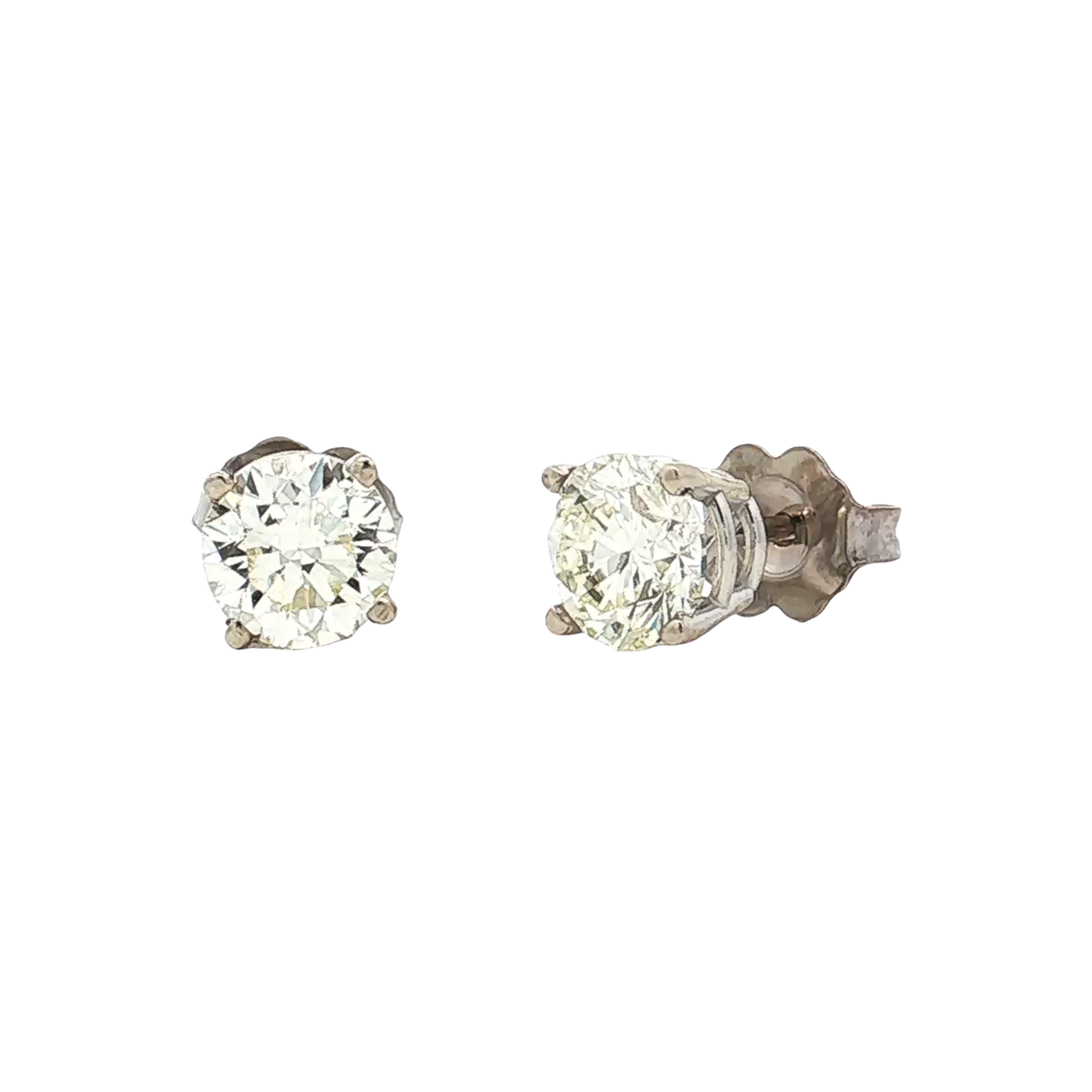 White Gold Diamond Studs
