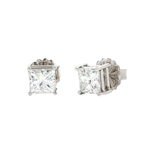 White Gold Diamond Studs