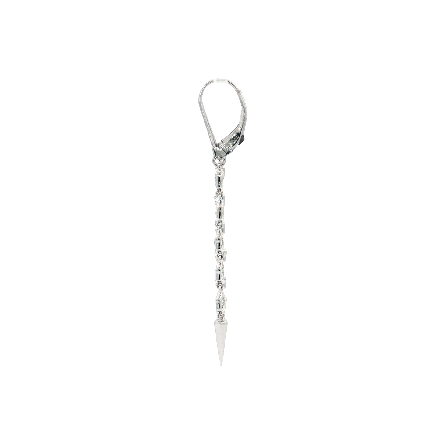White Gold Diamond Earrings