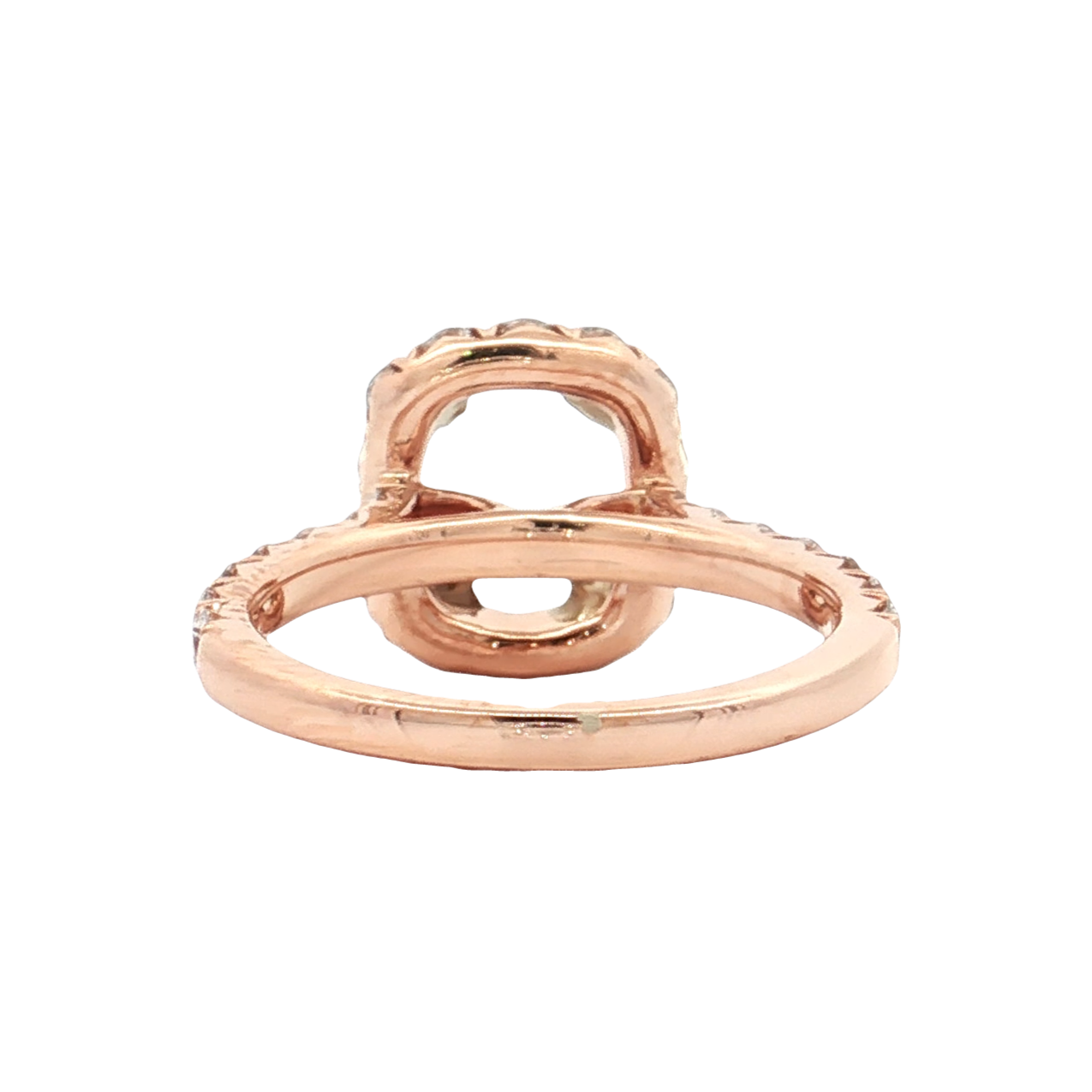 Rose Gold Diamond Bridal Setting
