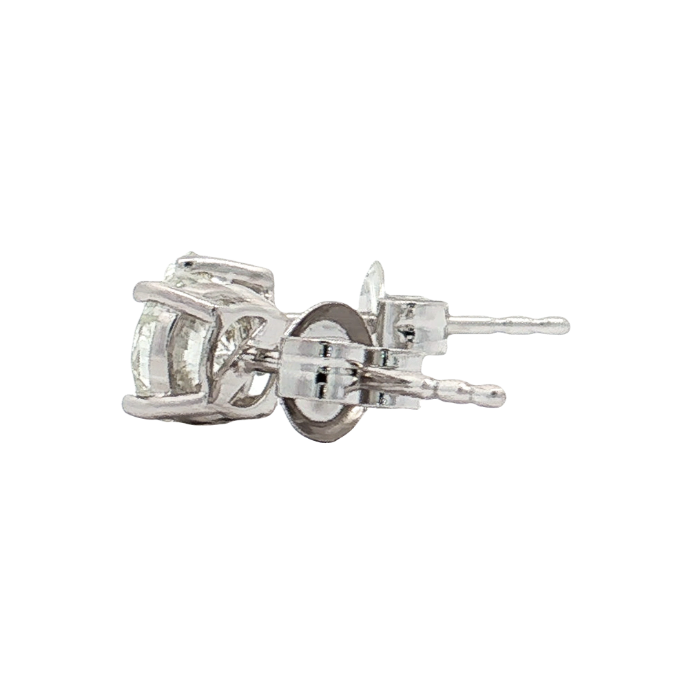 White Gold Diamond Studs