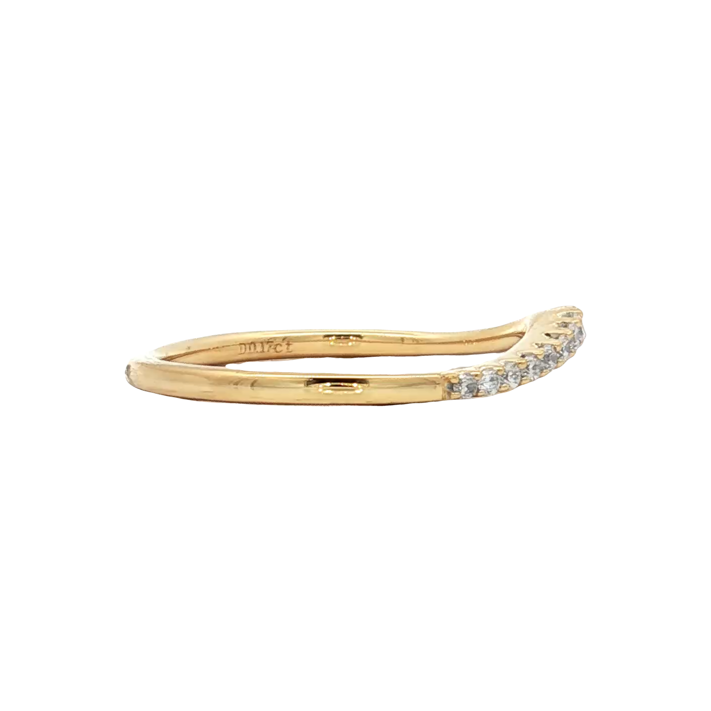 Yellow Gold Diamond Wedding Band