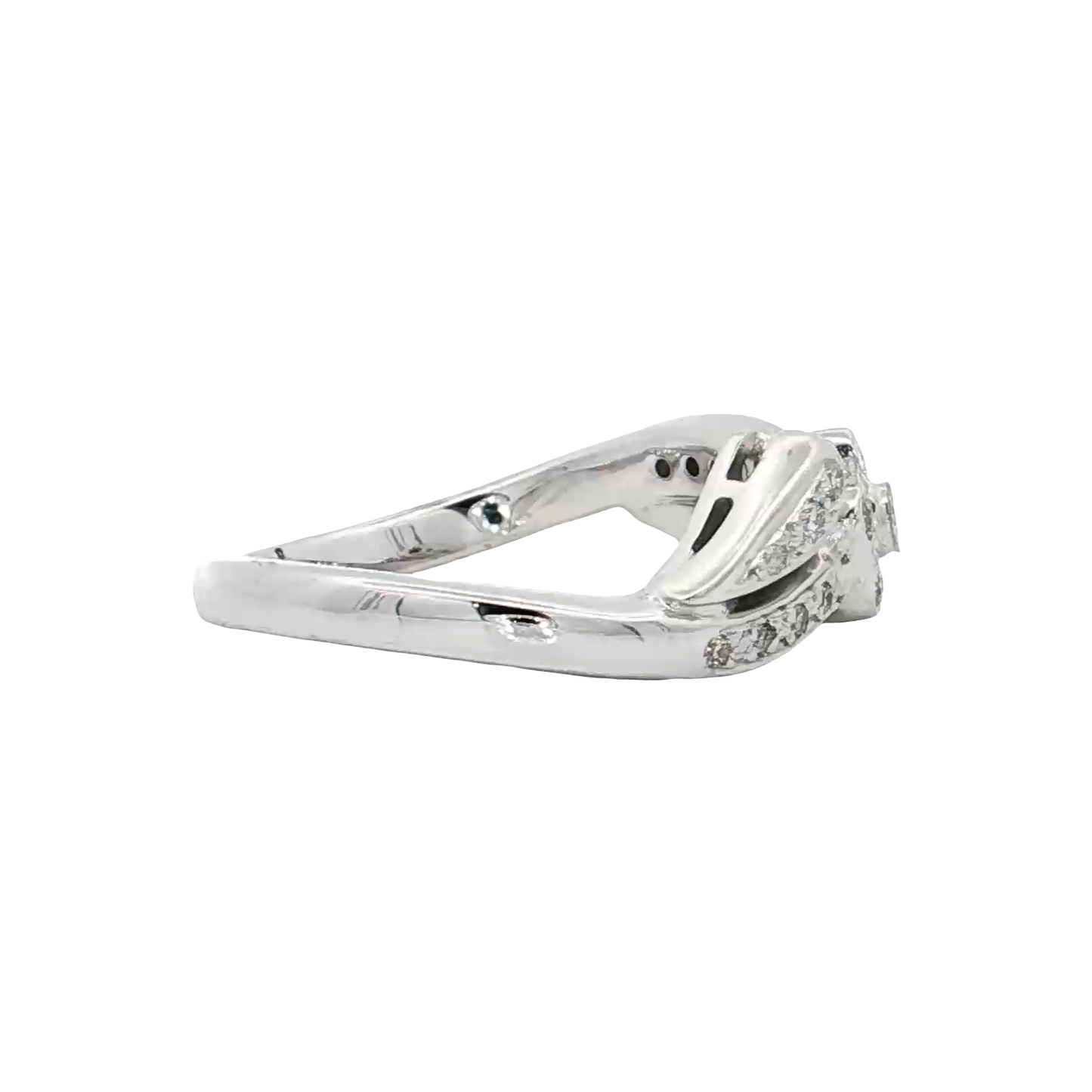 White Gold Diamond Fashion Ring