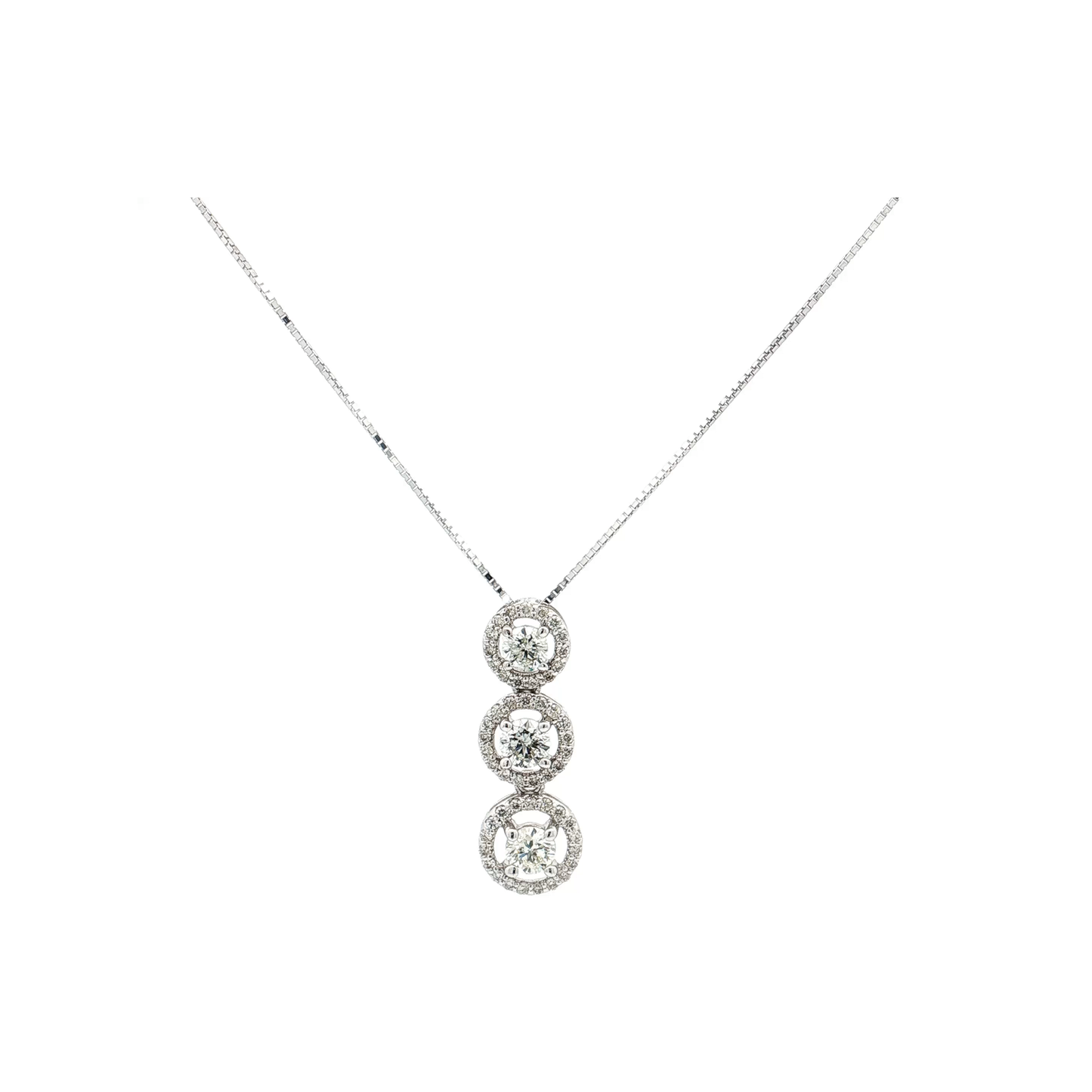 White Gold Diamond Pendant