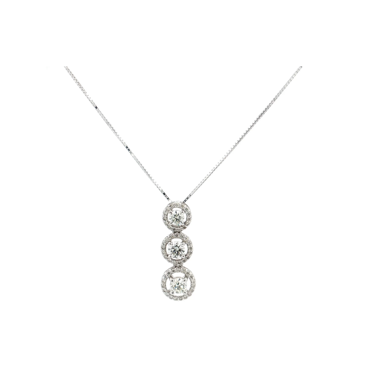 White Gold Diamond Pendant