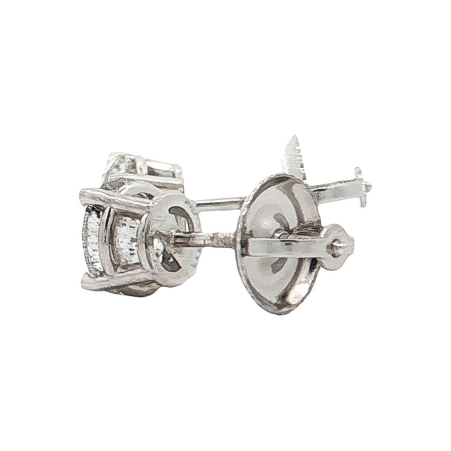 White Gold Diamond Studs