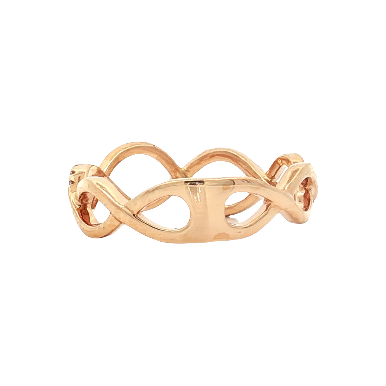 Rose Gold Diamond Fashion Band