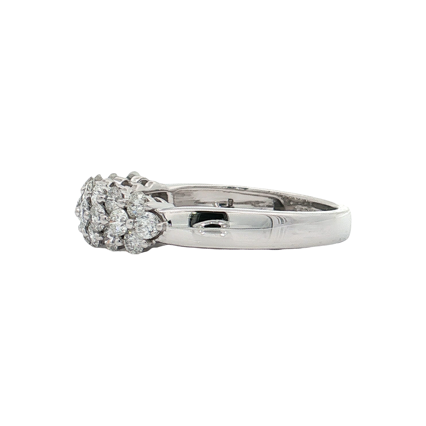 White Gold Diamond Fashion Ring