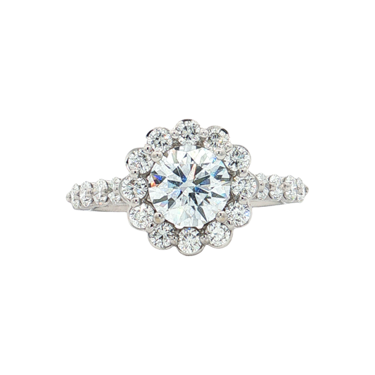 White Gold Lab-Diamond Ring