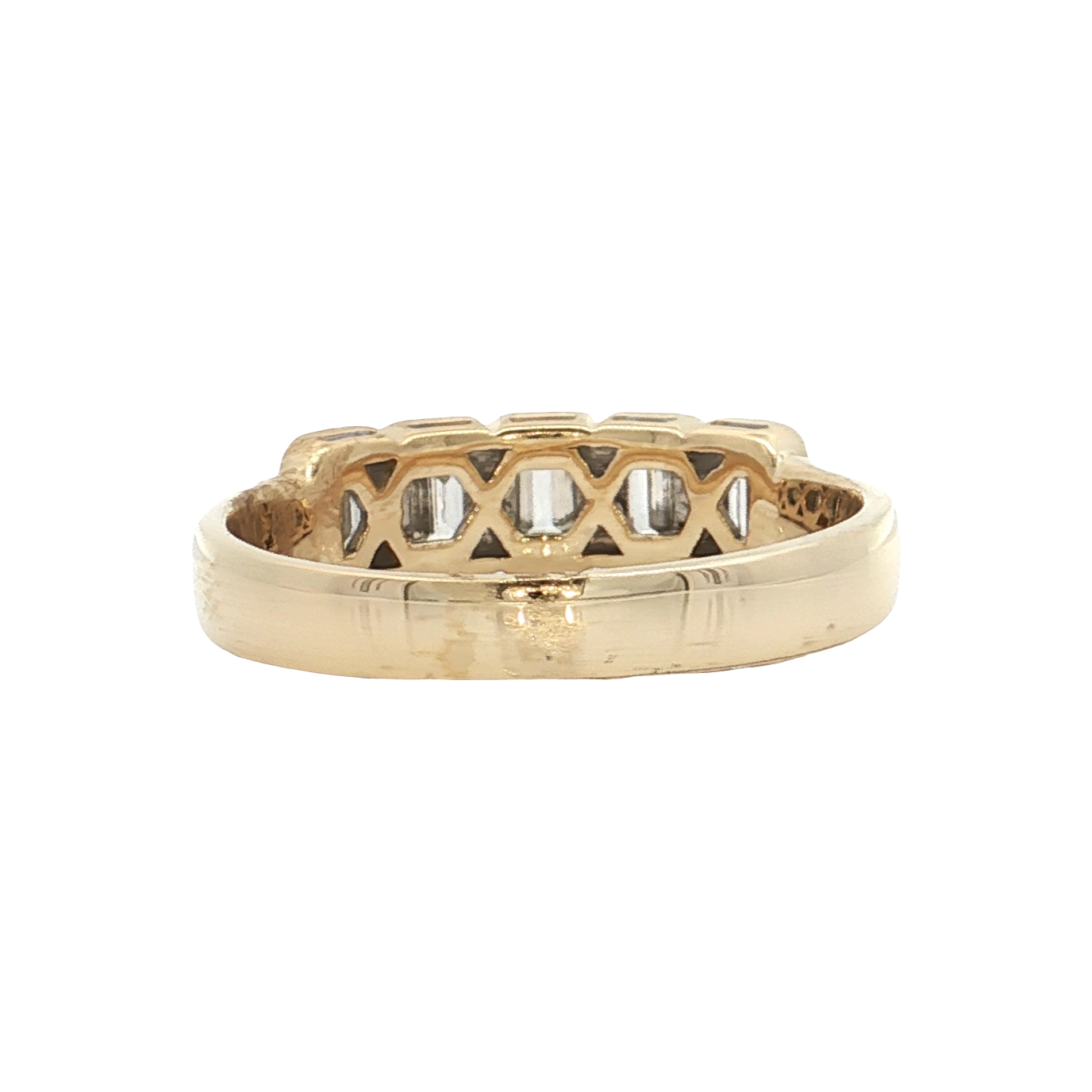 Yellow gold Diamond Wedding Band