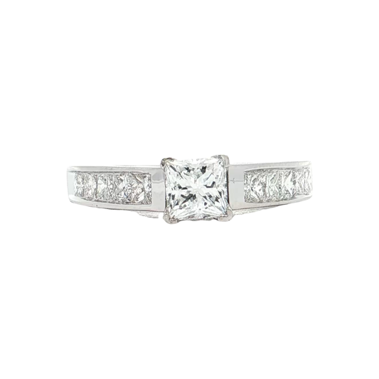 White Gold Diamond Bridal Ring