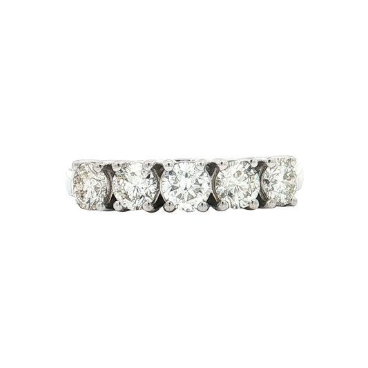 White Gold Diamond Wedding Band