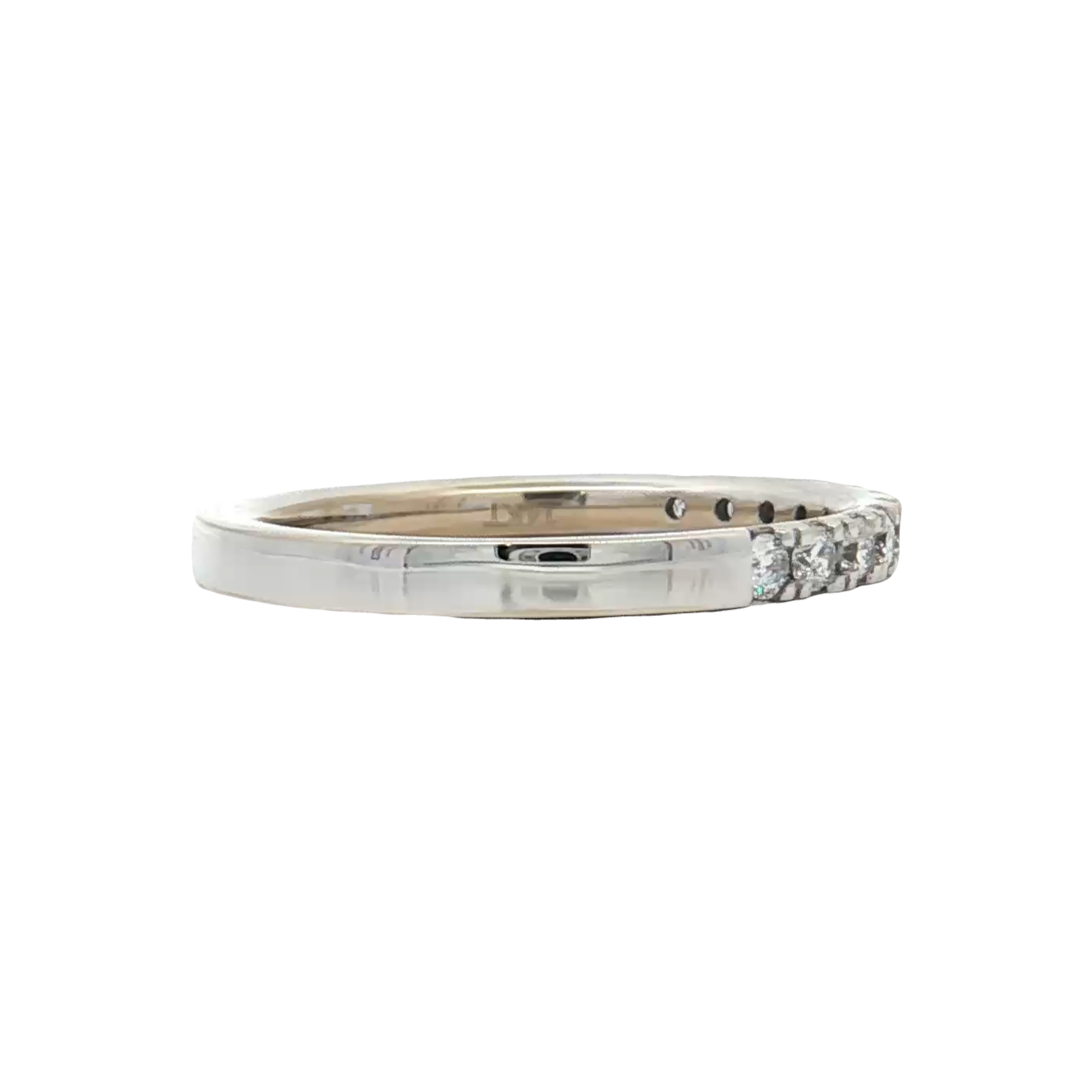 White Gold Diamond Wedding Band