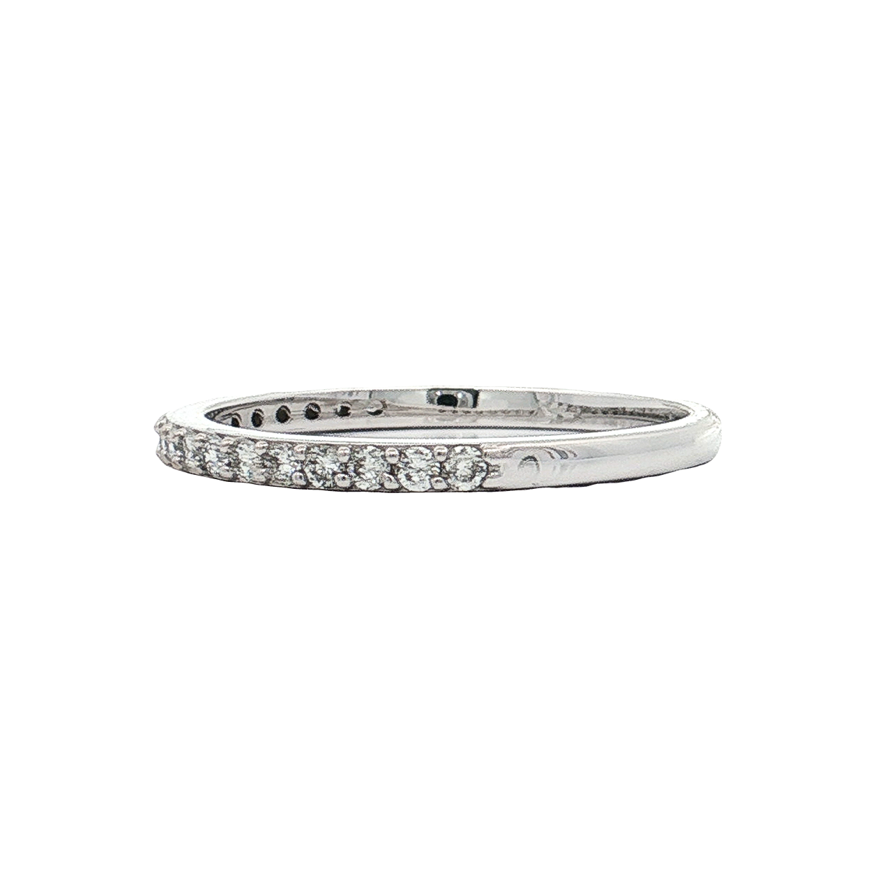 White Gold Diamond Wedding Band