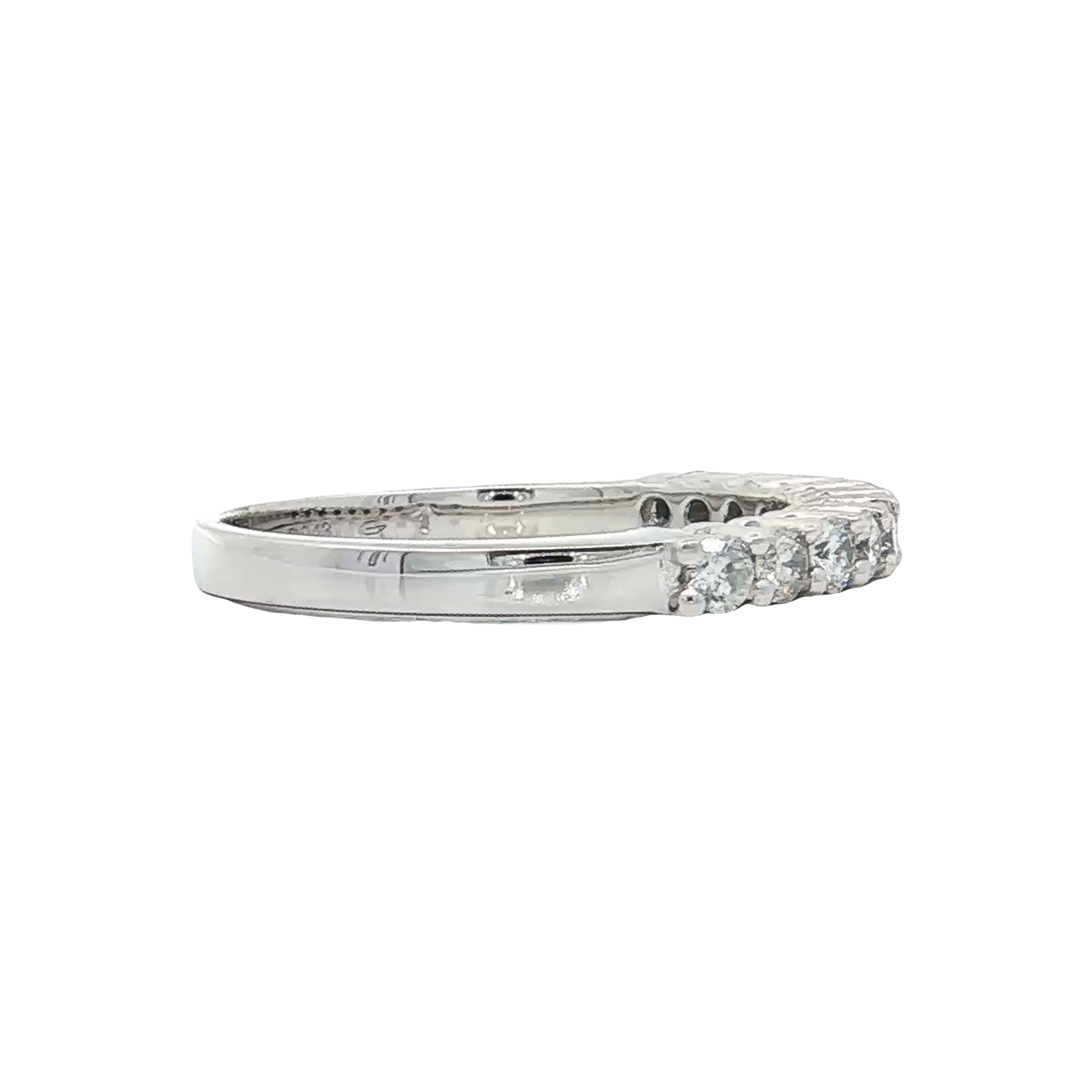 White Gold Diamond Wedding Band