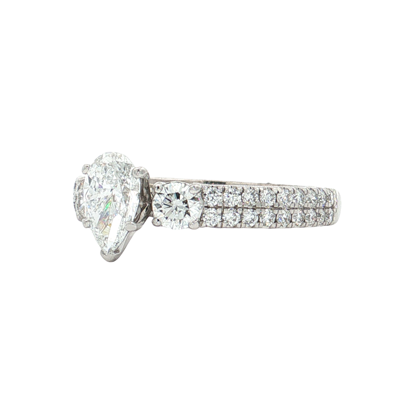 White Gold Lab-Diamond Ring
