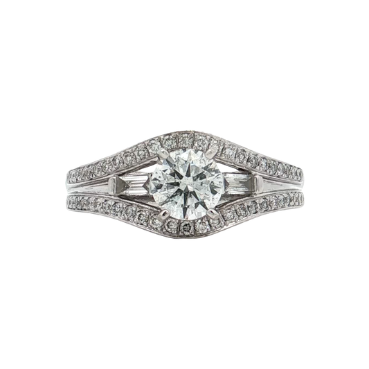 White Gold Diamond Bridal Ring