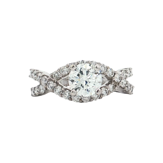 White Gold Diamond Bridal Ring